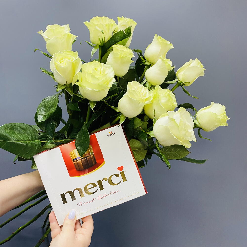Белые розы с мерси1