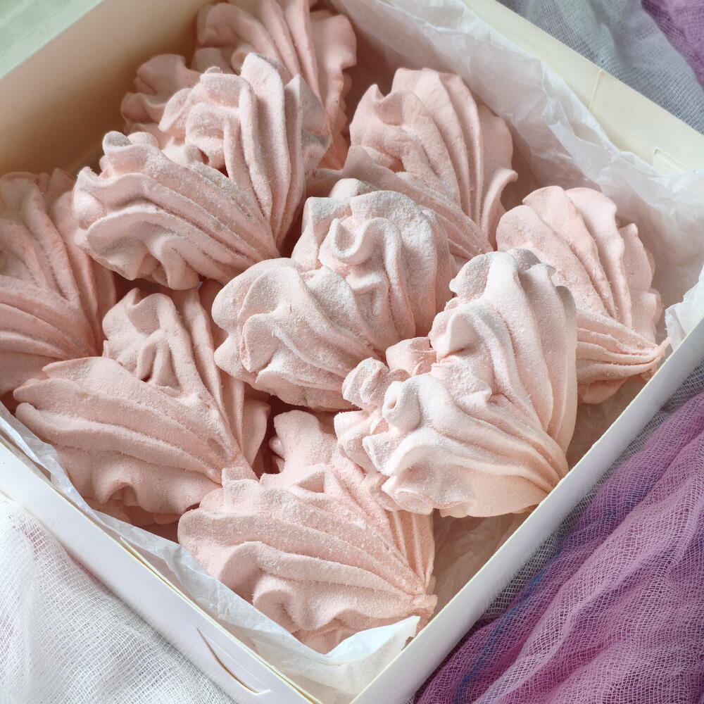 Сердечки из зефира