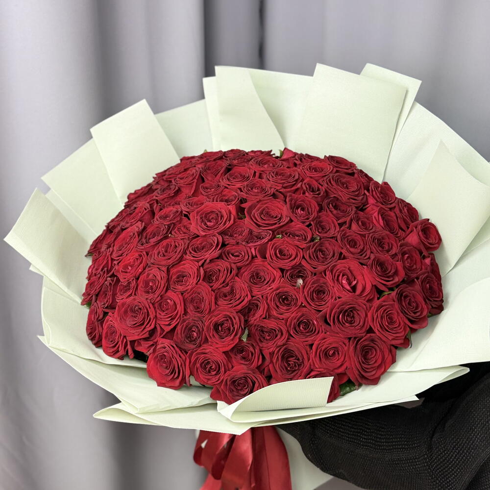 Букет из 101 розы (60 см)