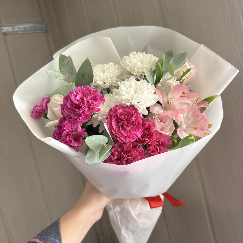 Красотке💜🎀букет сборный