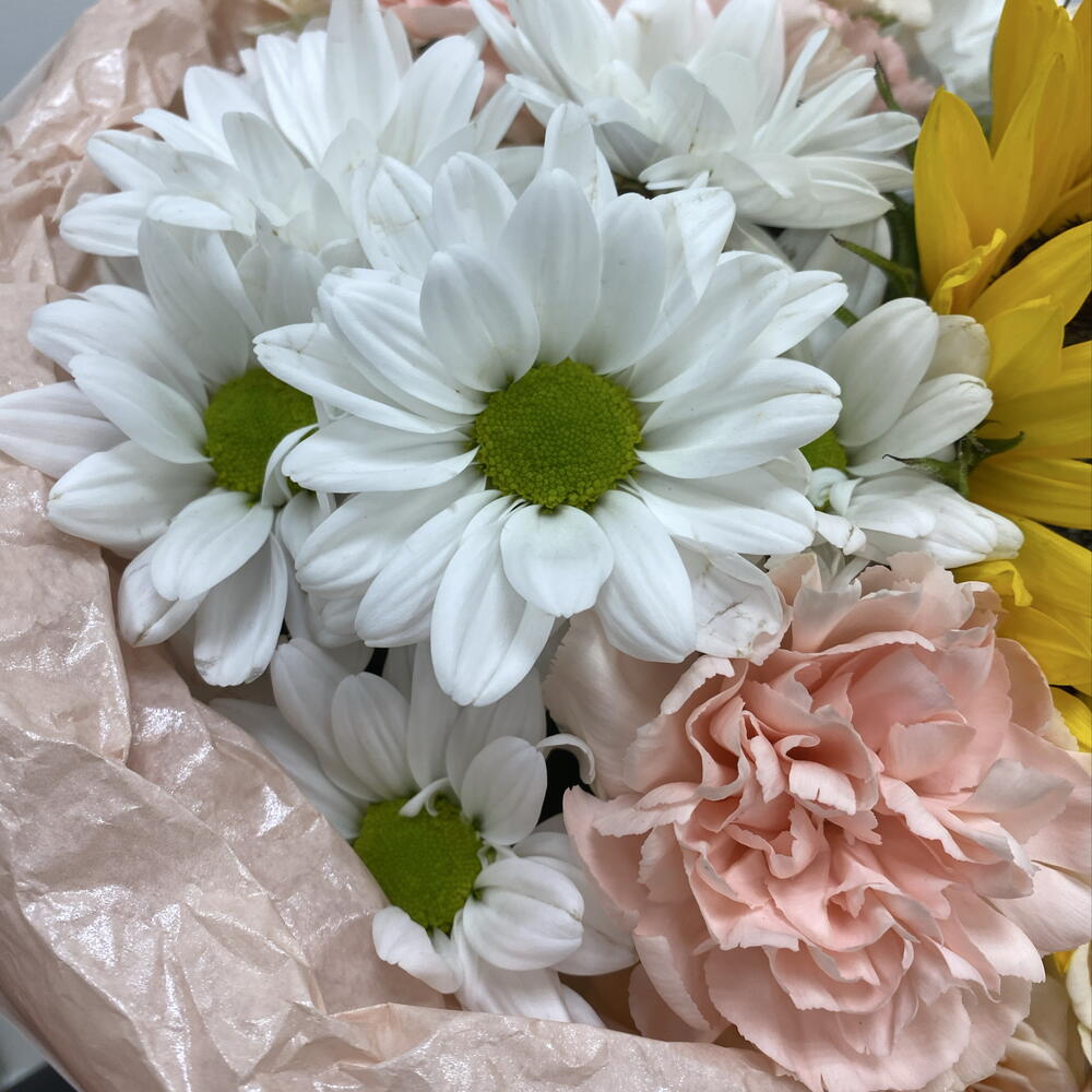 🌼🎀 Букет с подсолнухом BLOOM ROOM