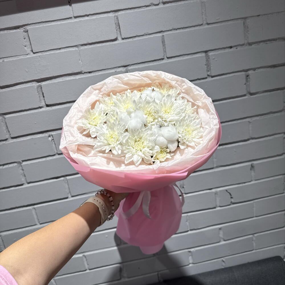 Букет из хризантемы