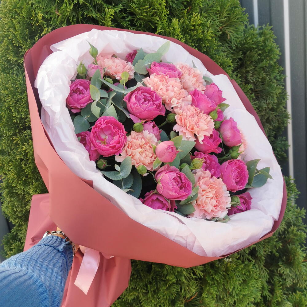 Мисти баблс и диантус💕