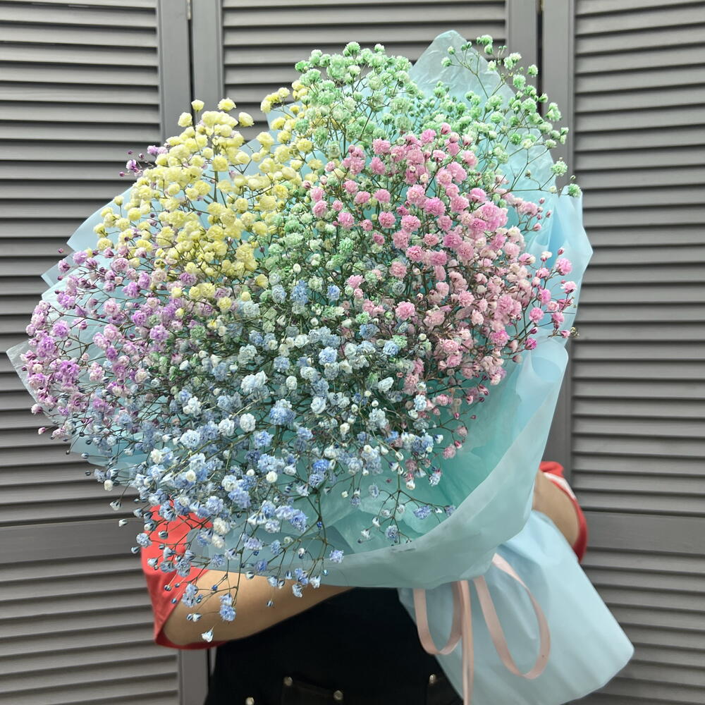 Букет из гипсофилы 🌈