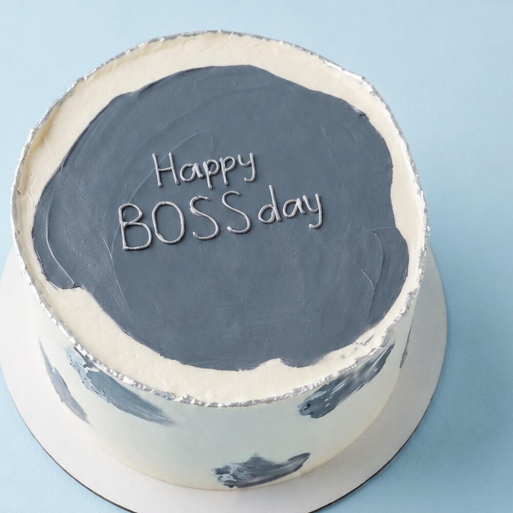 Торт на 6-7 порций, для руководителя (happy BOSSday)