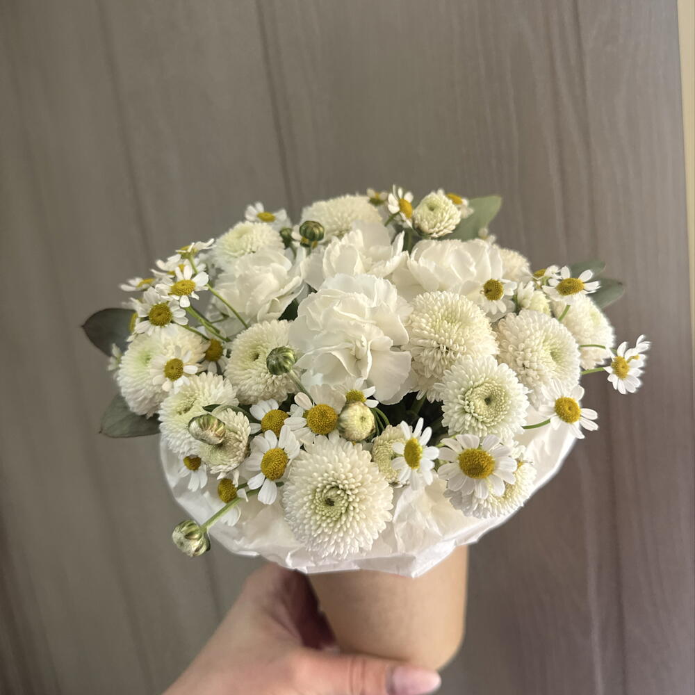 Комплимент с ромашками