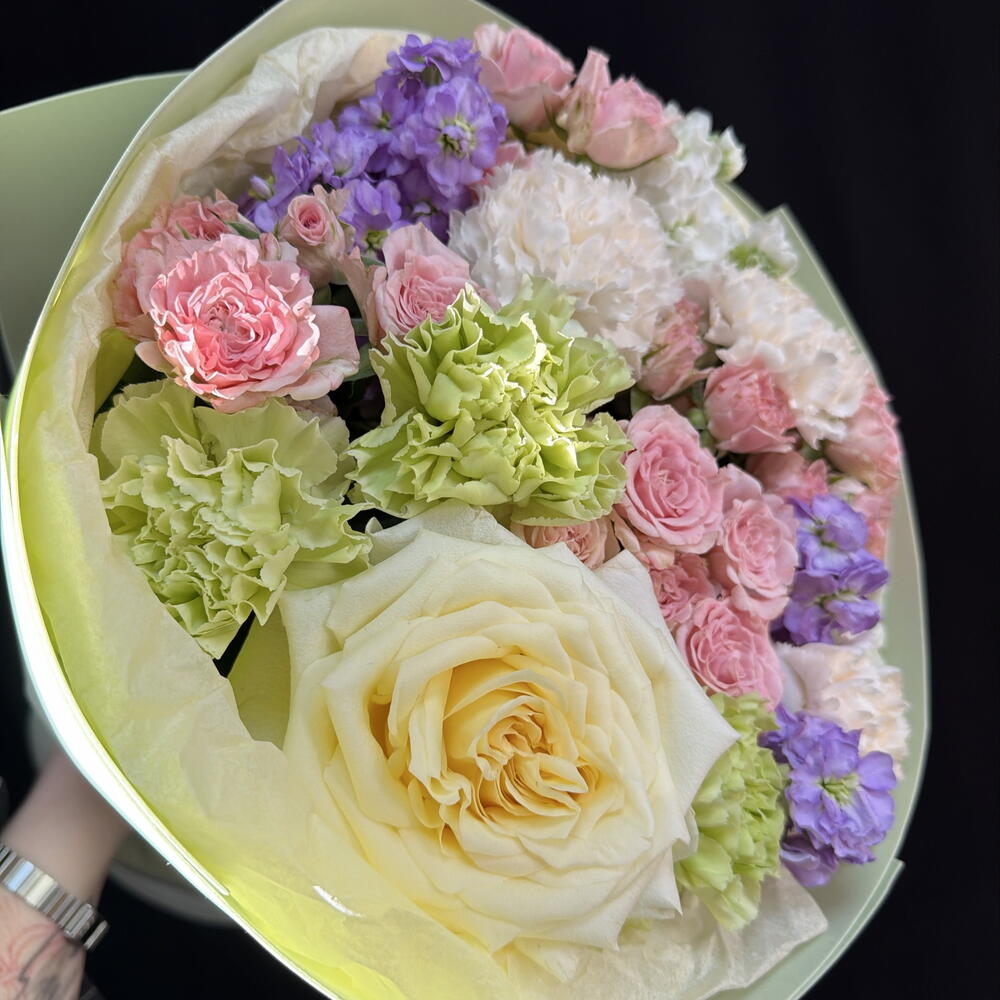 Дофаминовый букет 🍃🎀🌼☂️