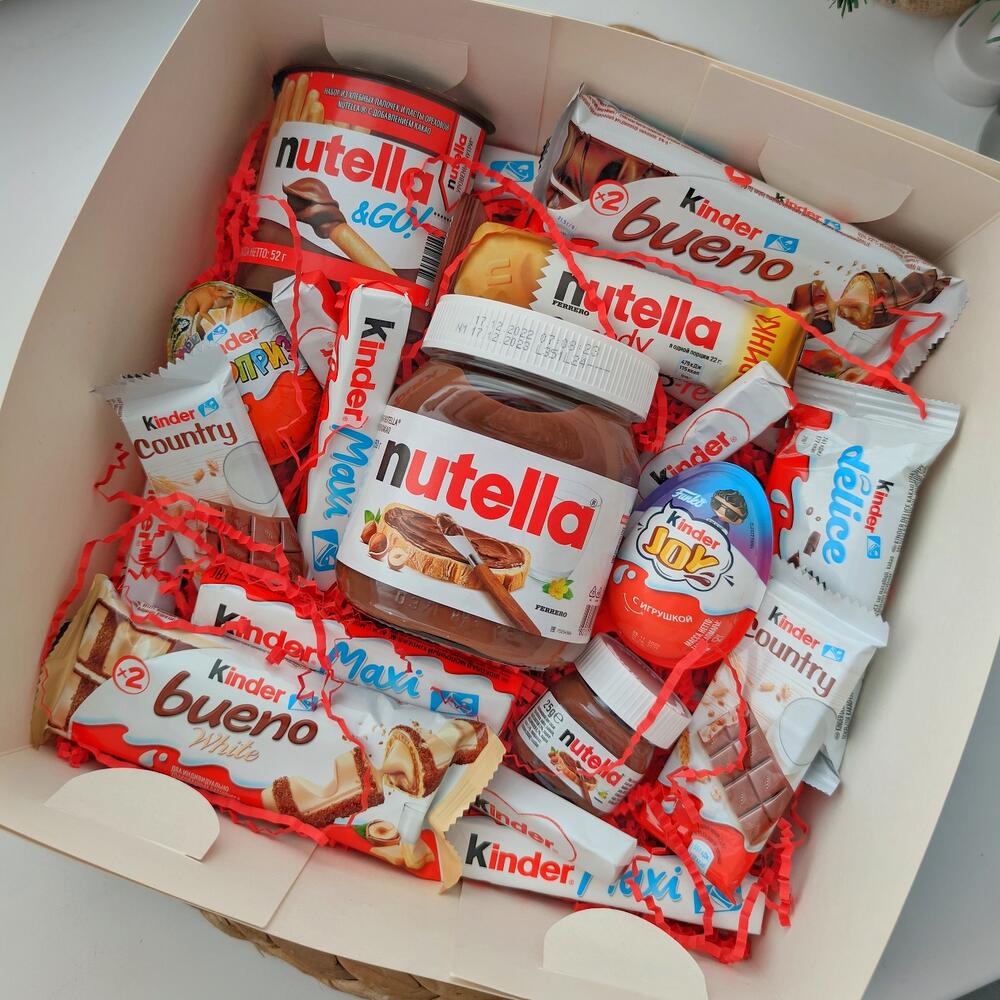 Kinder on sale and nutella