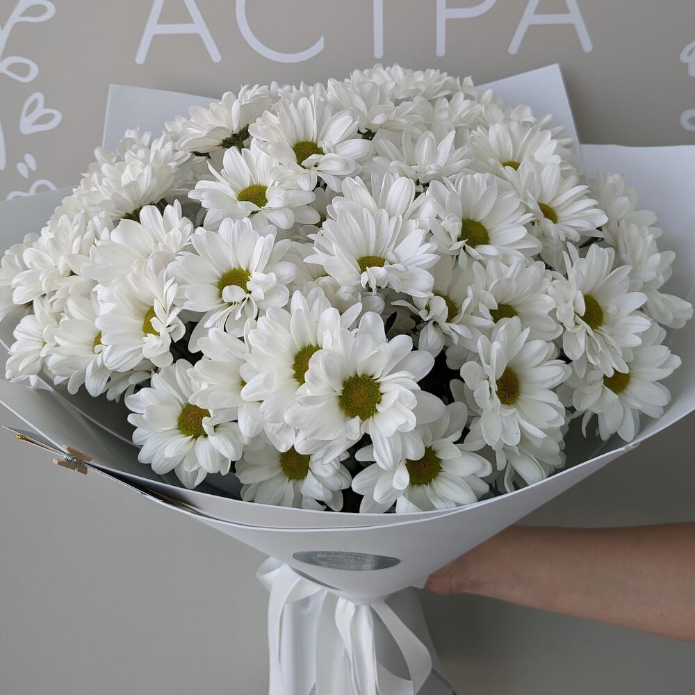 Букет из хризантем ромашек М (13)