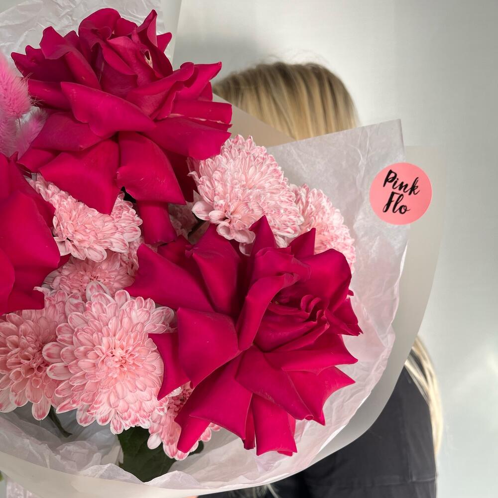 Хризантема + Роза французская 🌸