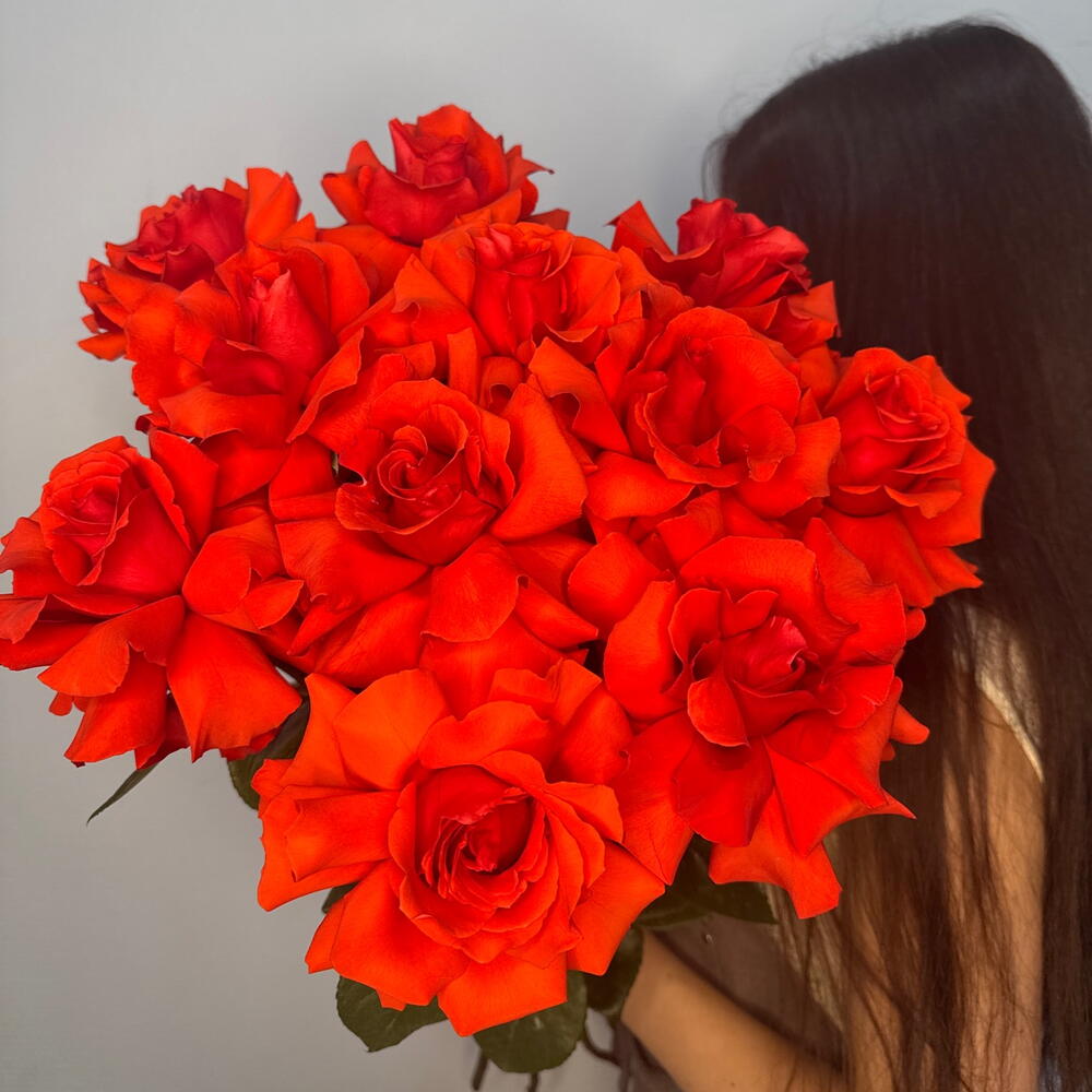 Моно букет из французской розы 🌹 Нина