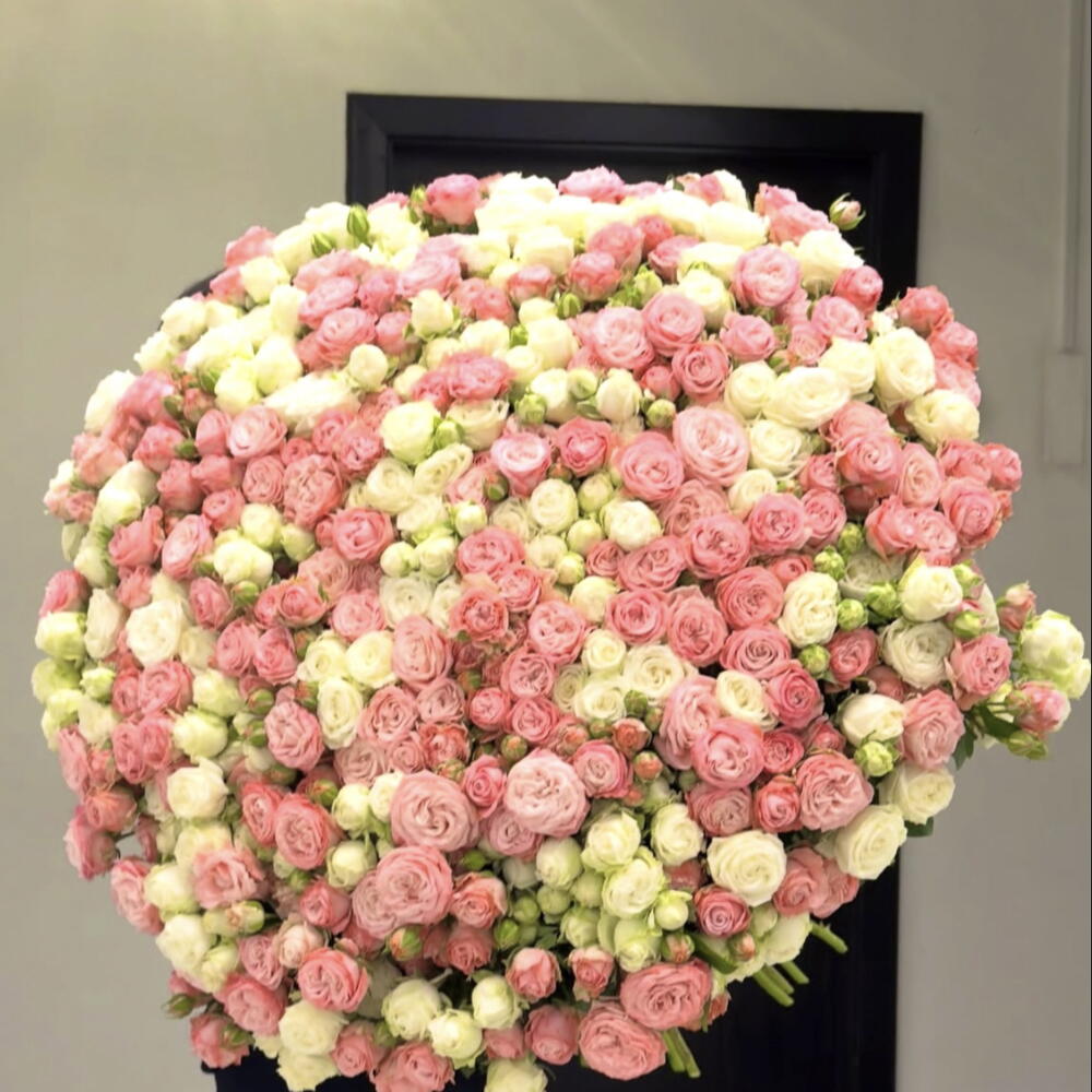 Bouquet Total Pink   White