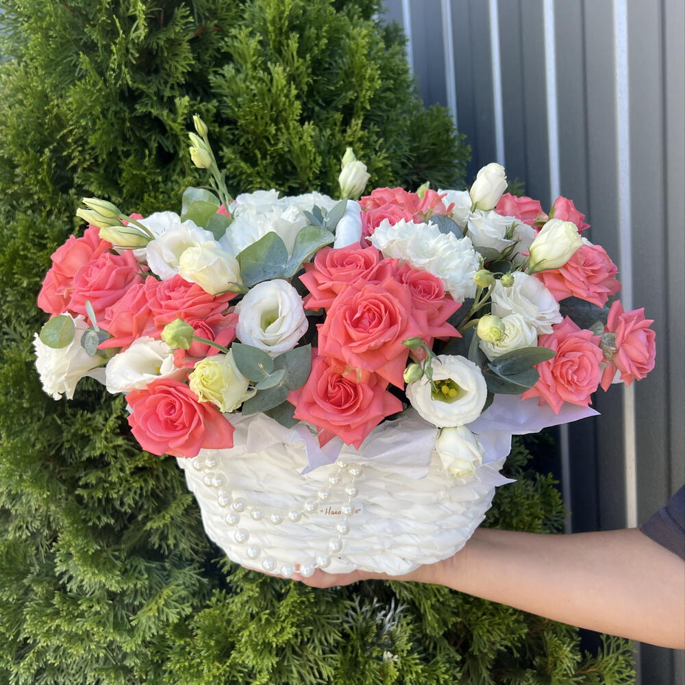 Барбадос с эустомой  💐