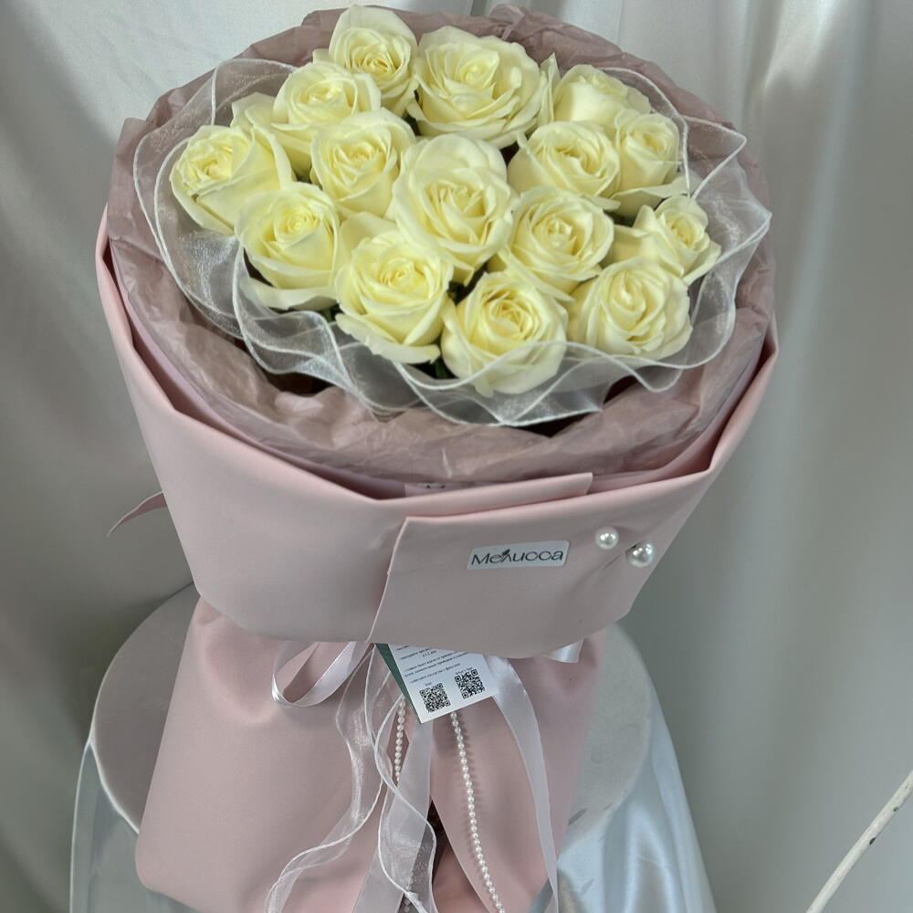 Букет белых роз🌸