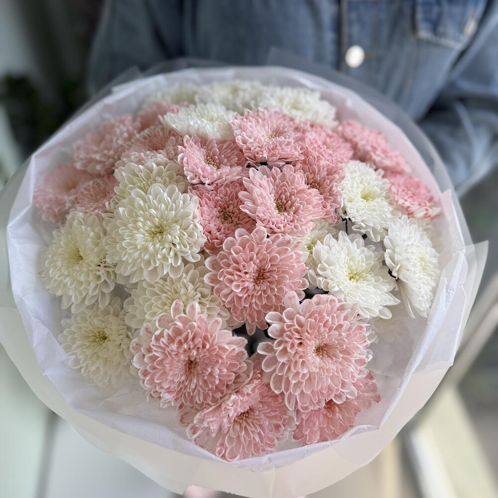 Облако из хризантем