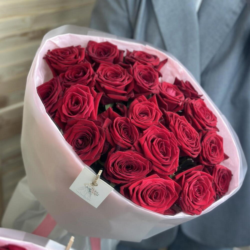 Монобукет «Алое чувство» 🌹