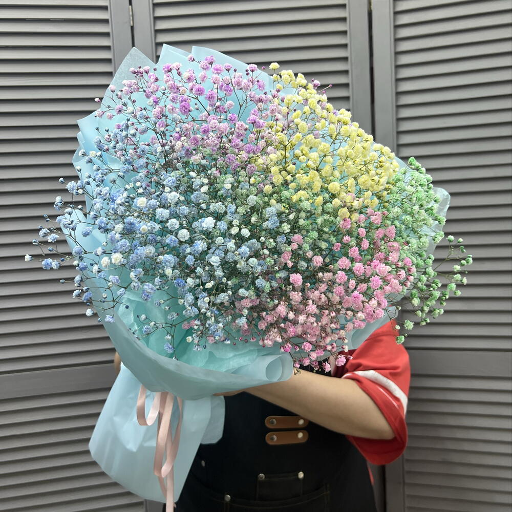 Букет из гипсофилы 🌈
