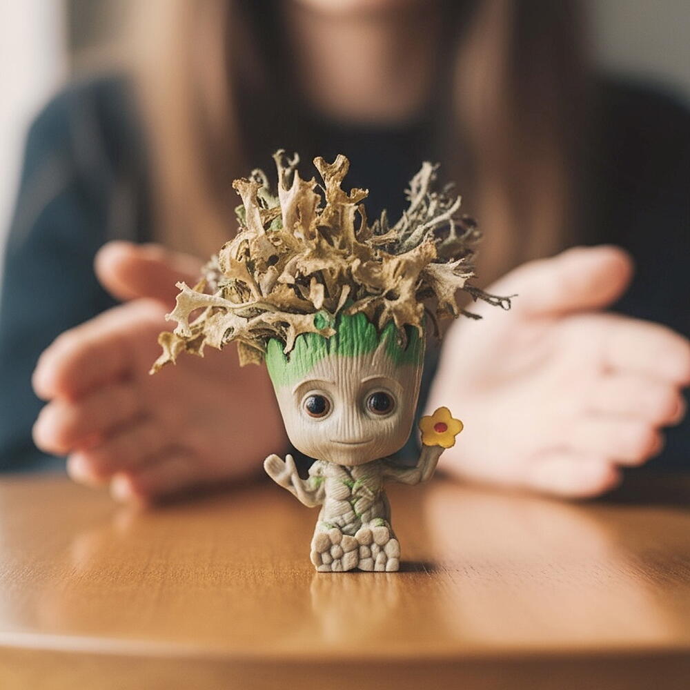Micro Groot with a little flower "Forest Guardian"