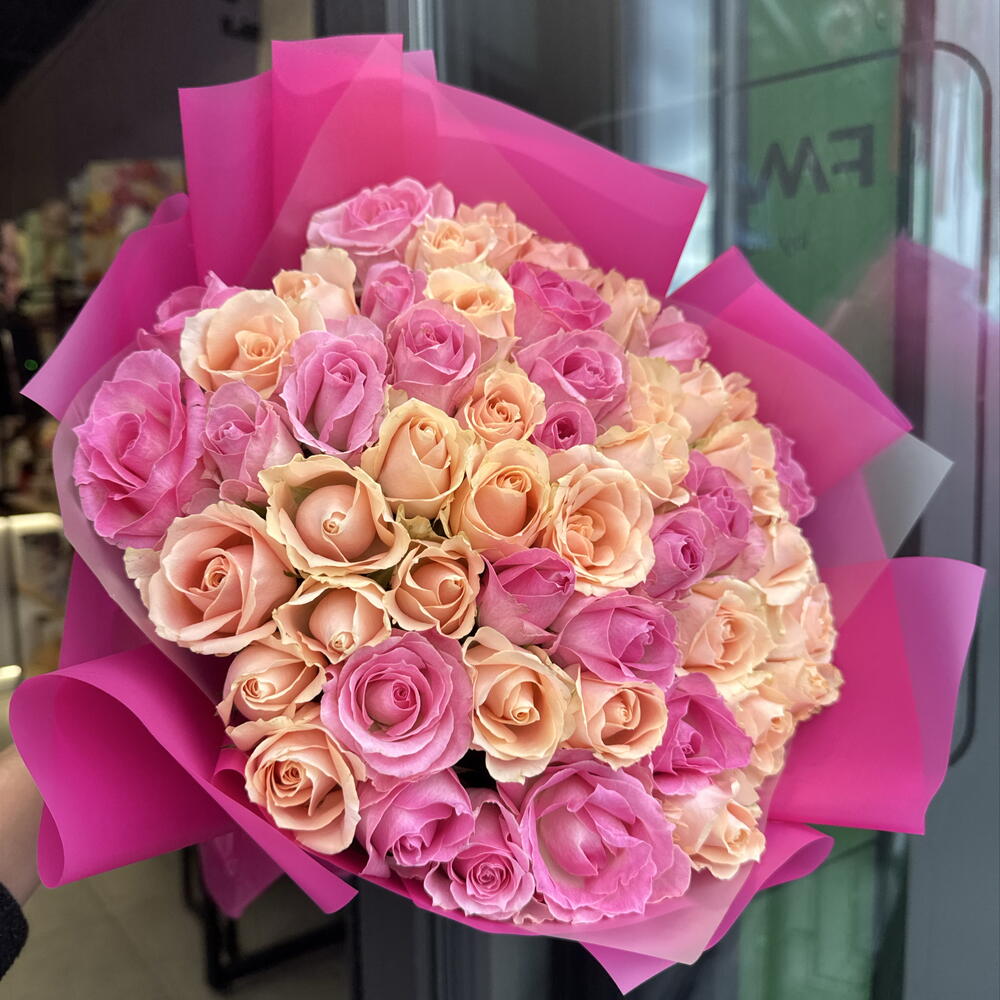 Монобукет мини роз💜🔥💕