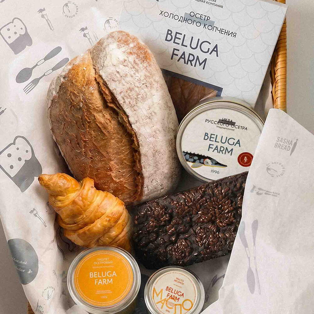 Подарочный набор " Вместе вкуснее" с икрой 125 г