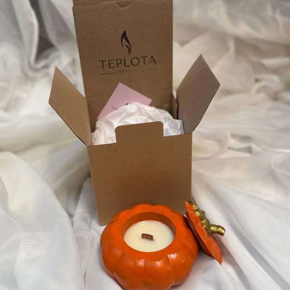 Аромасвеча форме тыквы 🎃