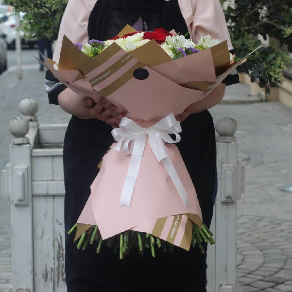 Roses 51 pcs.,with VIP decoration
