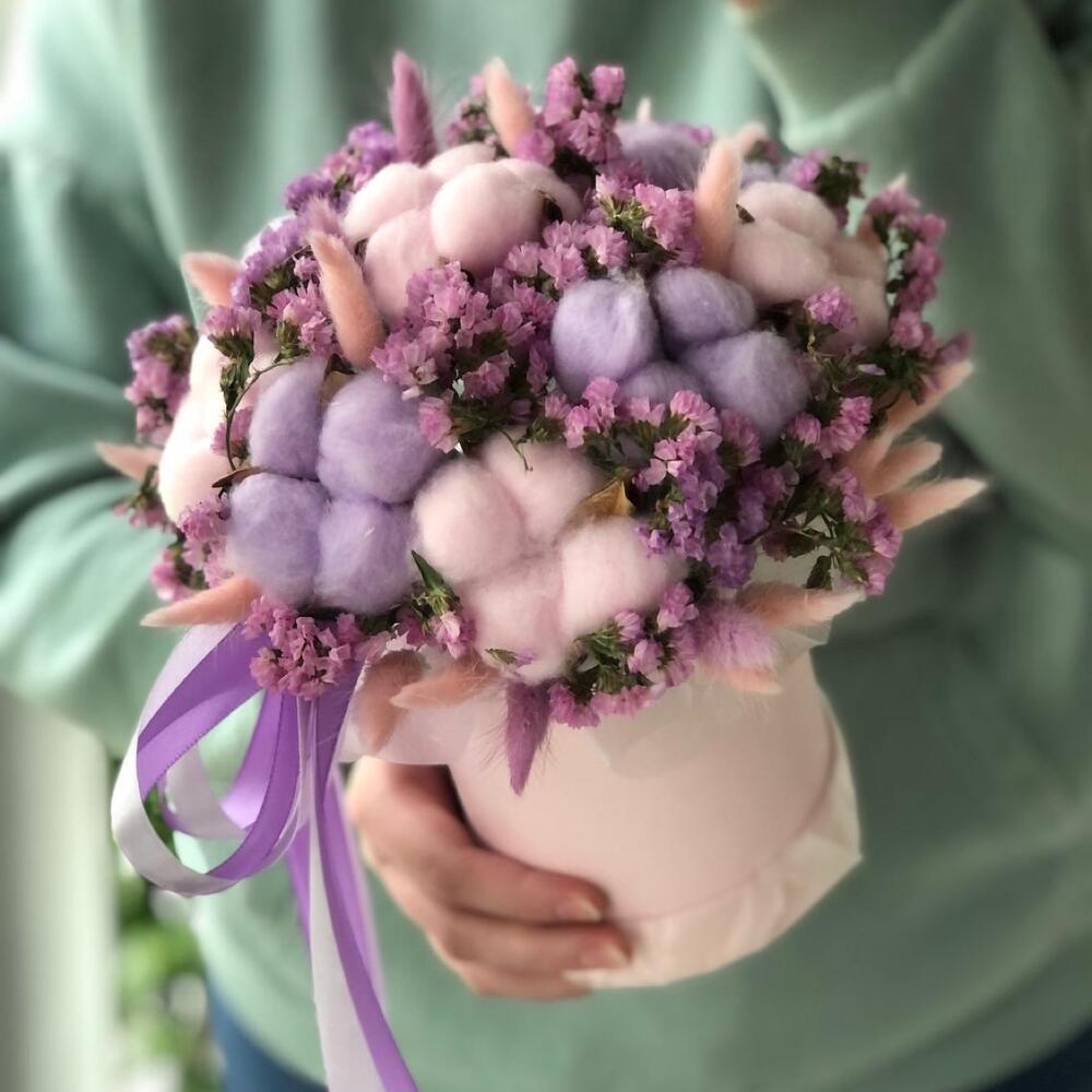 Композиция с сухоцветами