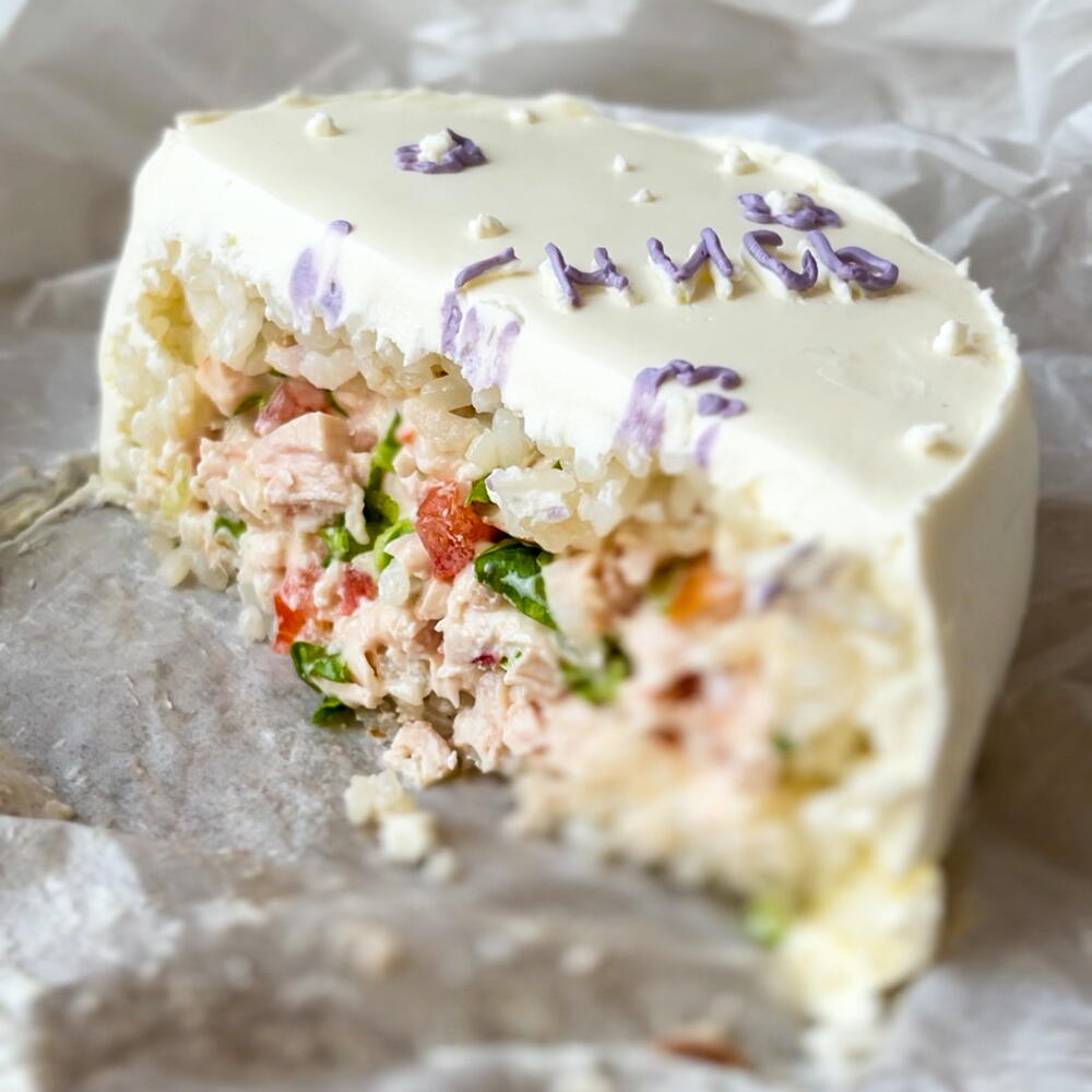 Суши-торт с рисунком