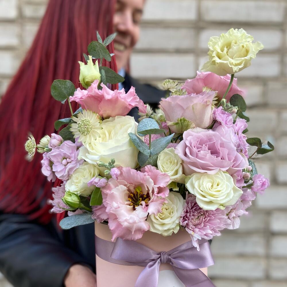 Цветы в коробке