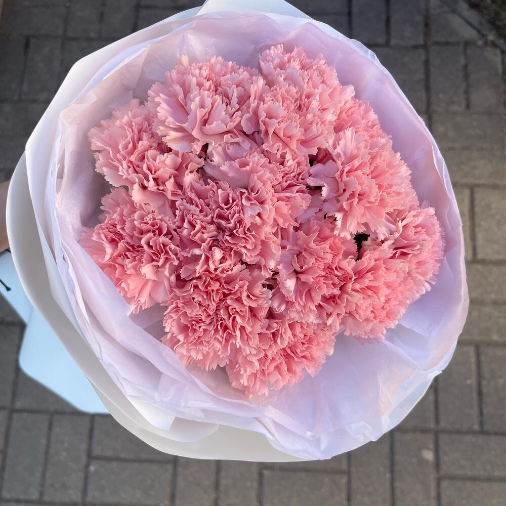 Букет из 15 диантусов