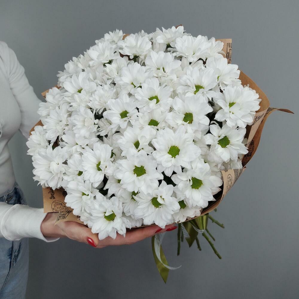 Букет из 9 Ромашковых хризантем
