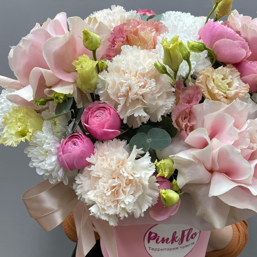 Нежная композиция с французскими розами 💞