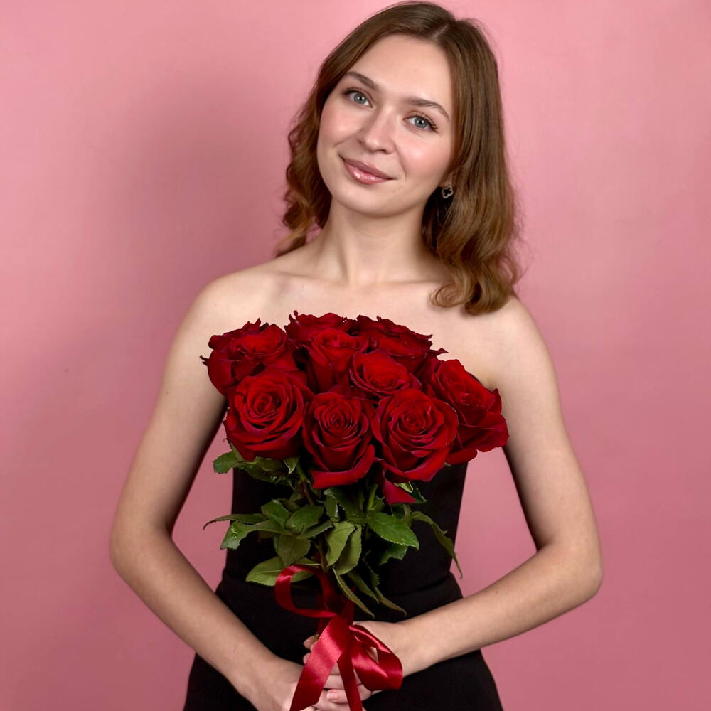 Букет из 11 красных роз