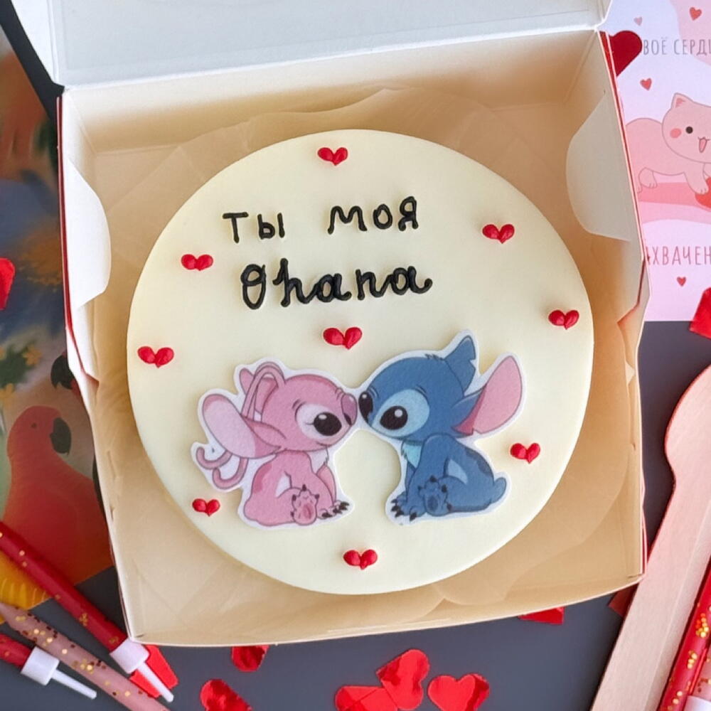 Бенто торт ты моя Ohana ( семья)