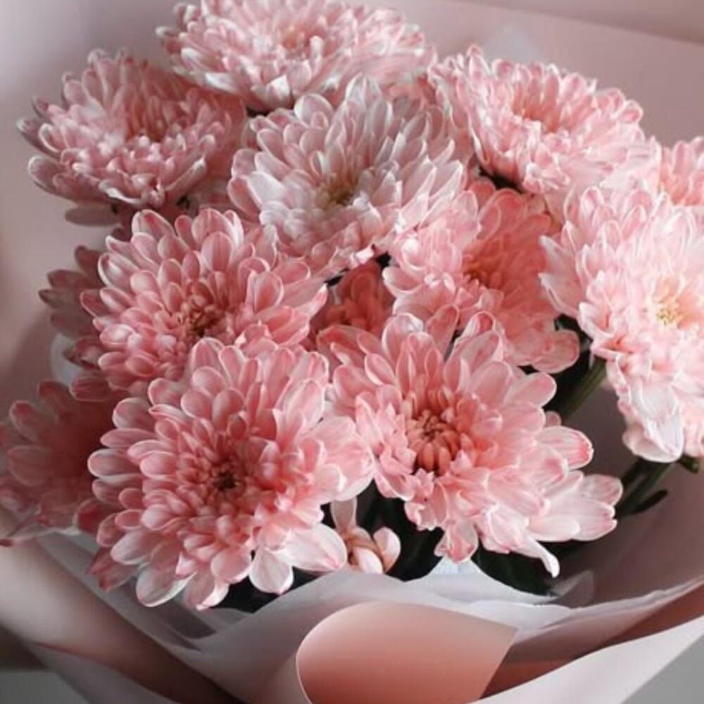 Букнт с хризантемами 💘