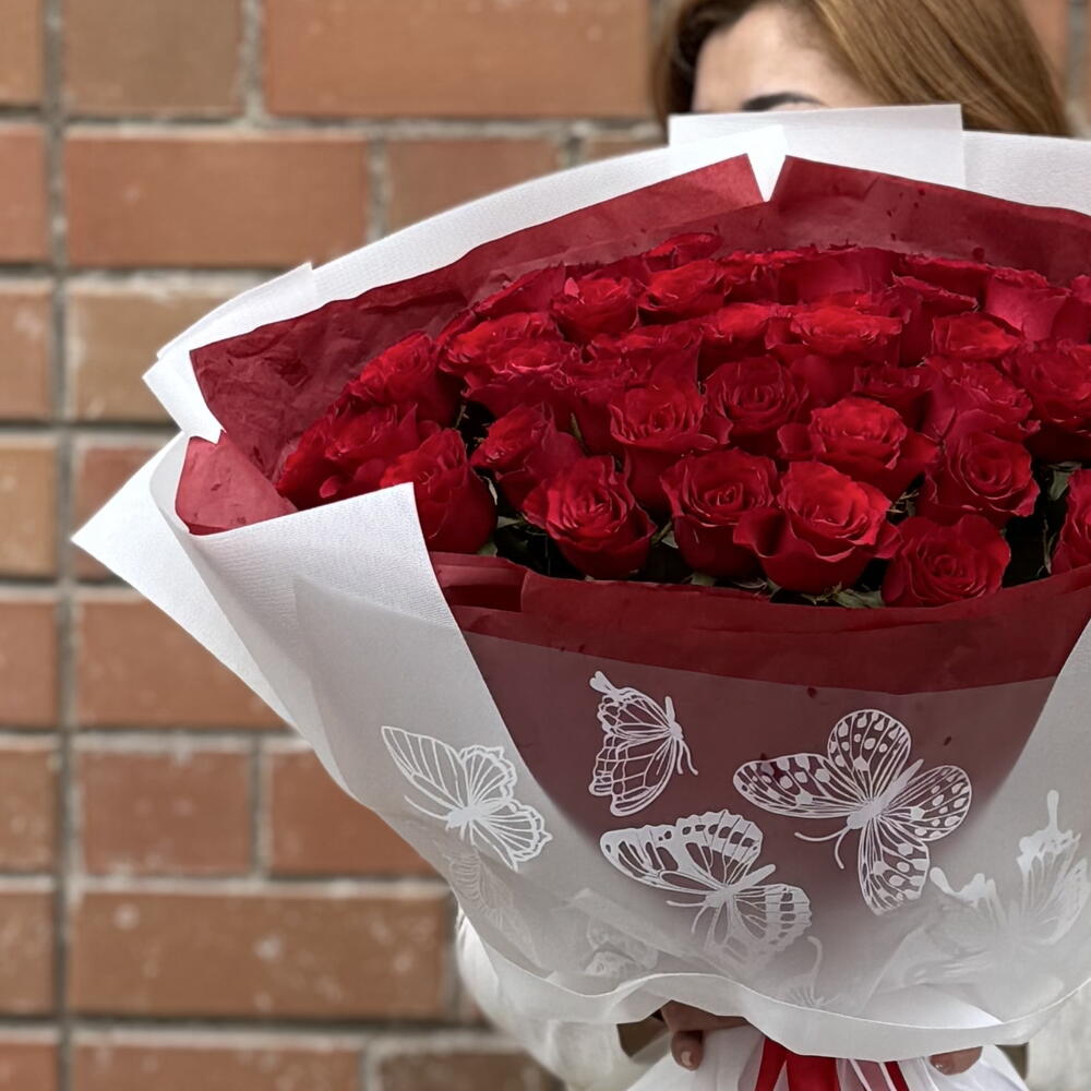 Букет из 51 розы