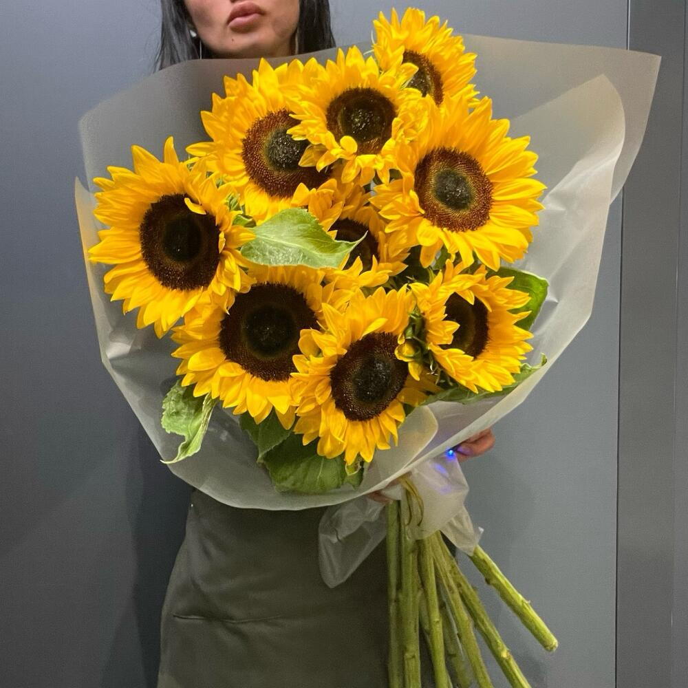 🌻🌻🌻 Подсолнухи 9 штук в упаковке