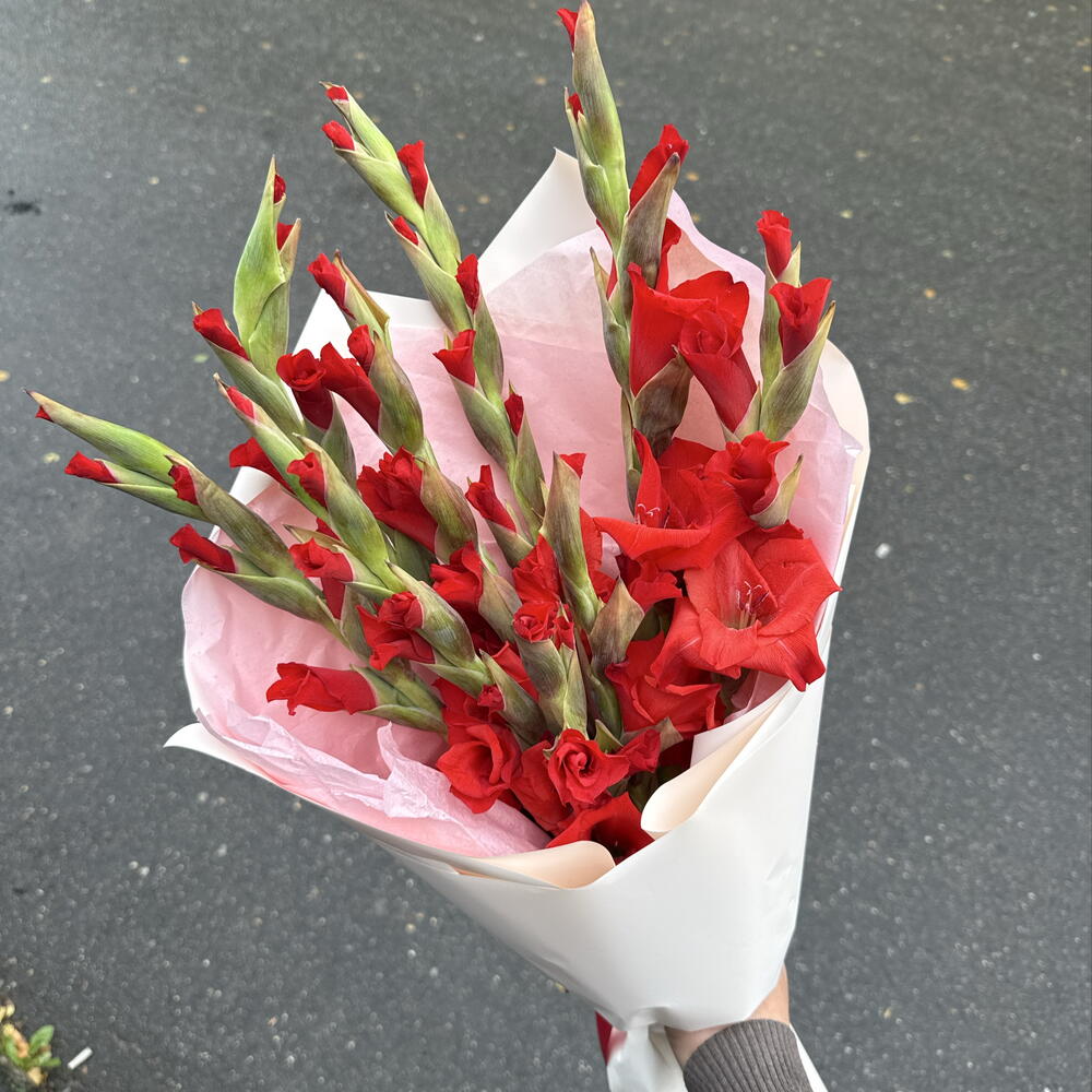 Букет гладиолусов