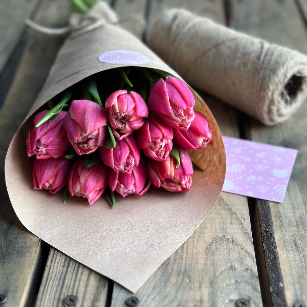 Tulipanes en forma de peonía