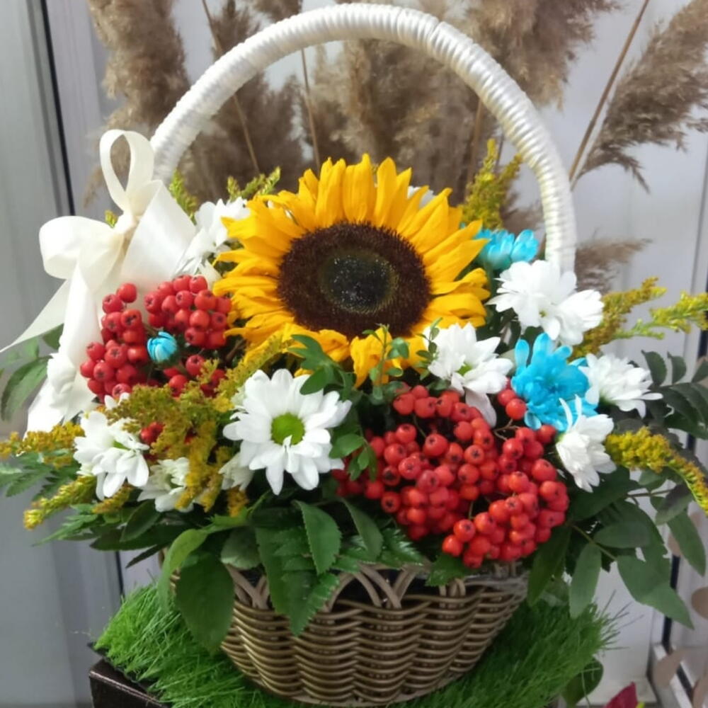 Цветы в коробке