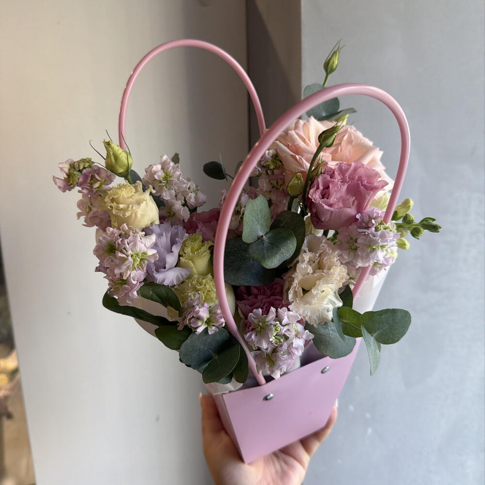 Композиция в сумочке «Flora»