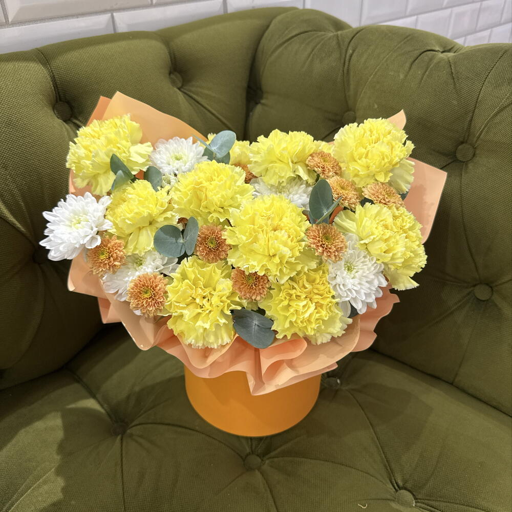 Коробка с диантусами