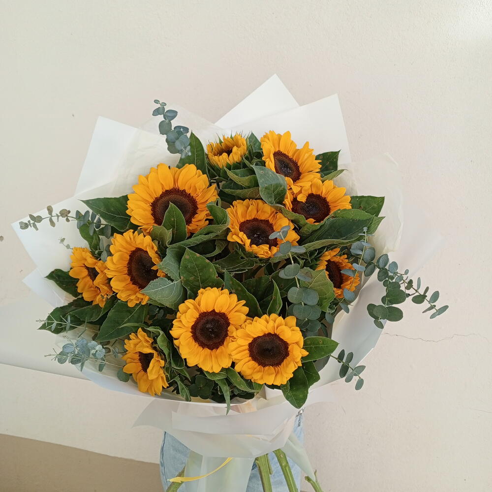 Солнечный букет из подсолнухов🌼