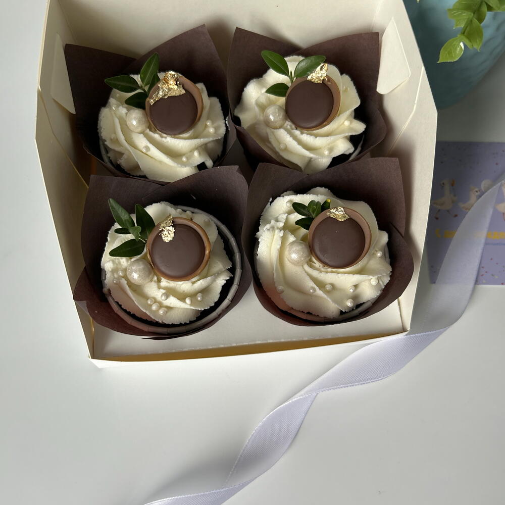 Капкейки 4шт для парня, девушки, мамы, папы, брата, сестры, бабушки