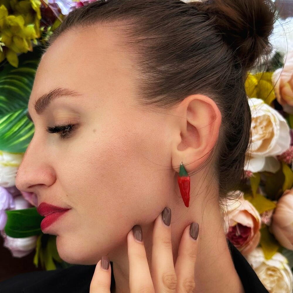 Серьги"Чили"