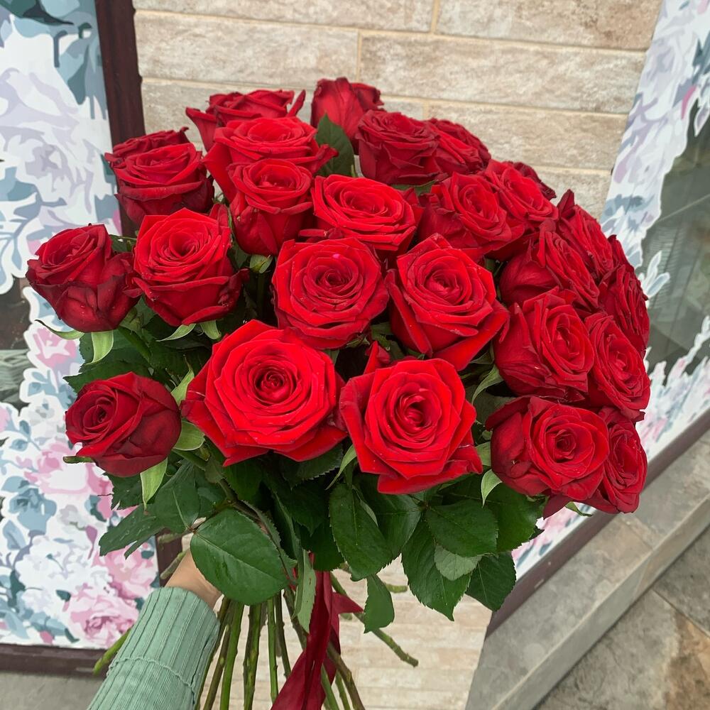 Красные розы 21