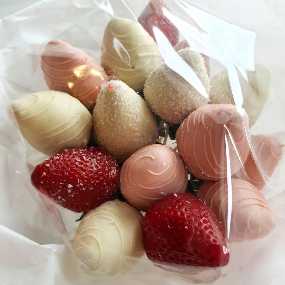 Букет из клубники в шоколаде Нежность