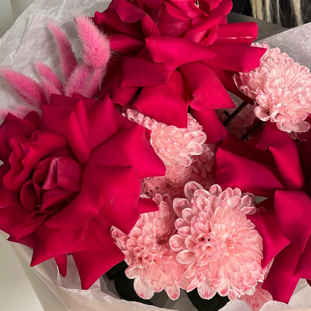 Хризантема + Роза французская 🌸