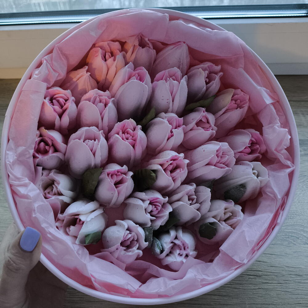 Зефирные тюльпаны