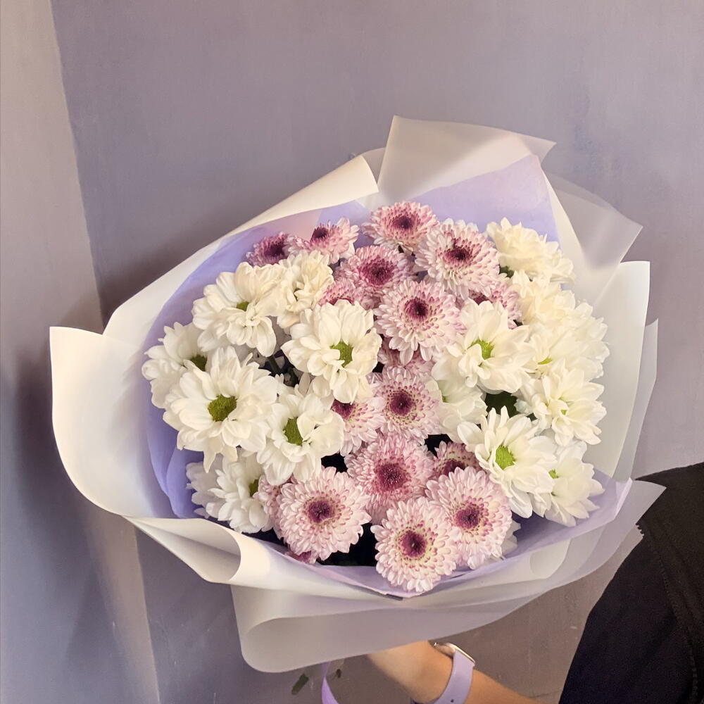 Букет кустовых хризантем микс💟